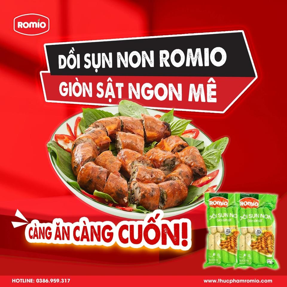 Dồi sụn Romio (1 túi 500gr)-duoc-ban-tai-LONG BẢO AN FOOD CO.,LTD