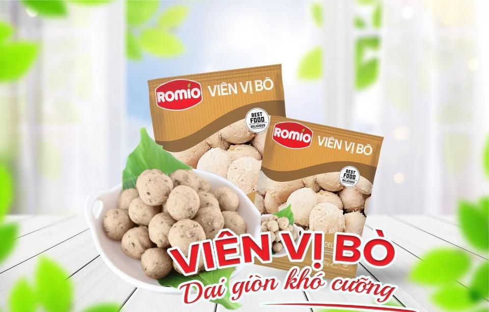 Bò viên Romio (40 viên 1 túi 500gr)-duoc-ban-tai-LONG BẢO AN FOOD CO.,LTD