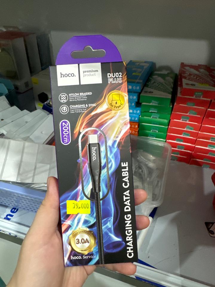 Cáp sạc HOCO DU02 plus 2m-duoc-ban-tai-Cửa hàng điện thoại PHÚC BẢO 3