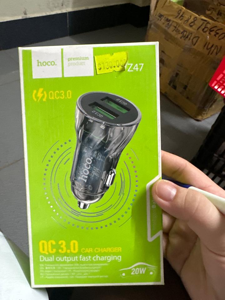 Cốc sạc ô tô hoco Z47 QC3.0-duoc-ban-tai-Cửa hàng điện thoại PHÚC BẢO 3