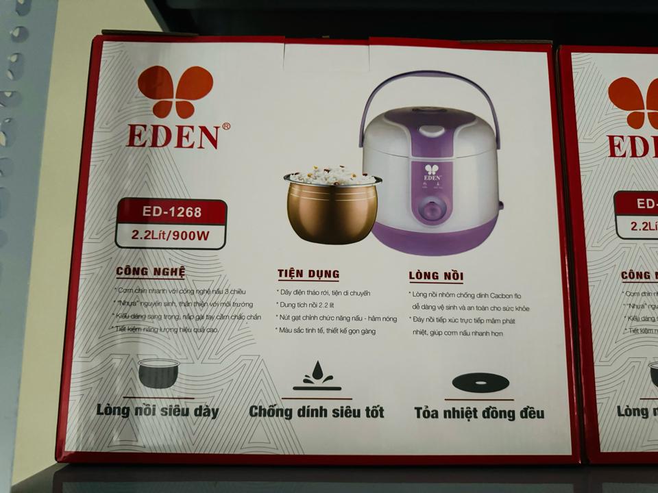 Nồi cơm điện EDEN ED1268 2.2k/900w-duoc-ban-tai-Cửa hàng điện thoại PHÚC BẢO 3