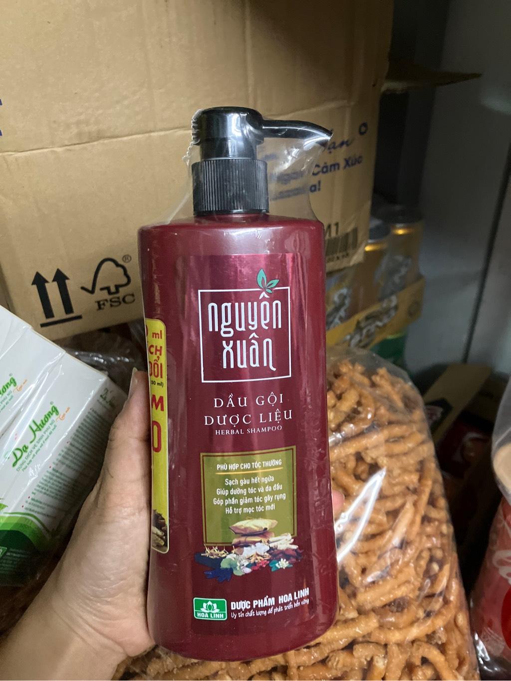 Dầu gội Nguyên Xuân đỏ vòi 450ml-duoc-ban-tai-NPP Ngọc Diệp 68
