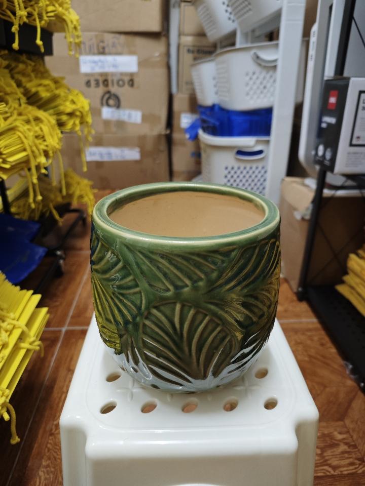 Chậu xanh lá (Miệng 18cm, Cao 20cm)-duoc-ban-tai-TẠP HOÁ 805