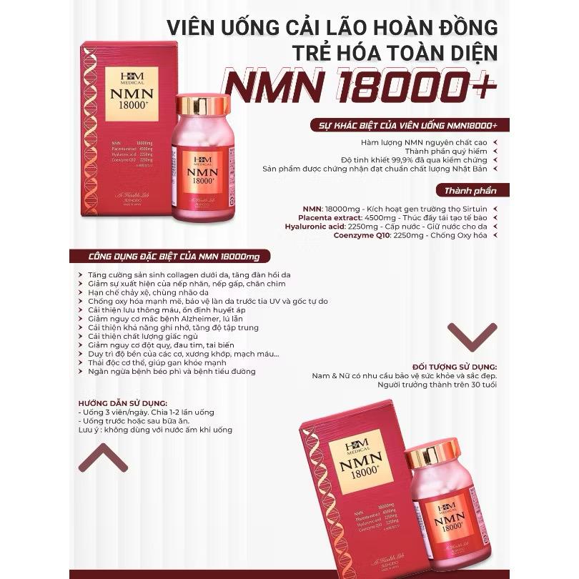 Viên uống trẻ hoá da NMN 18000 - Aishodo-duoc-ban-tai-Siêu thị Special