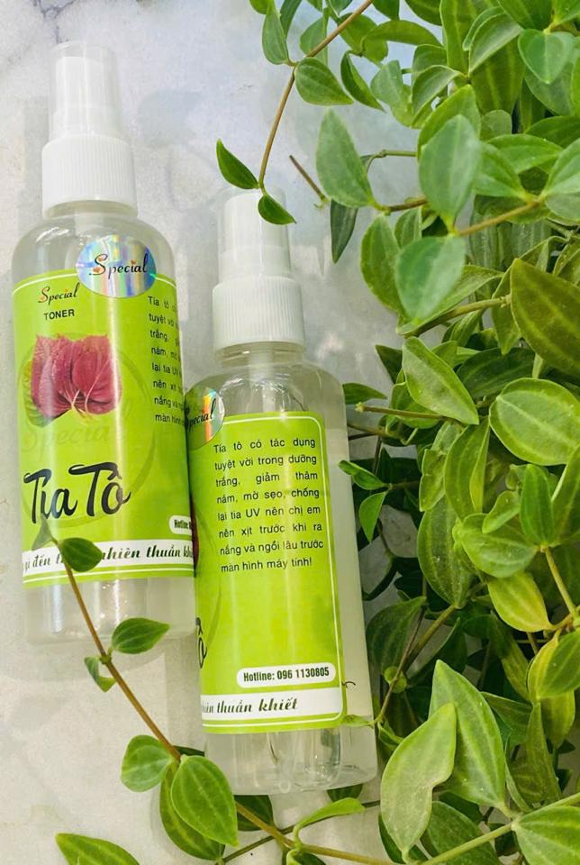 Toner Tía tô (chống tác hại của tia UV và làm chậm lão hoá da, làm giảm thâm nám)-duoc-ban-tai-Siêu thị Special