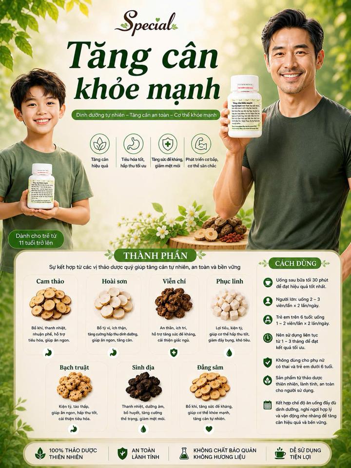 Tăng cân khoẻ mạnh-duoc-ban-tai-Siêu thị Special
