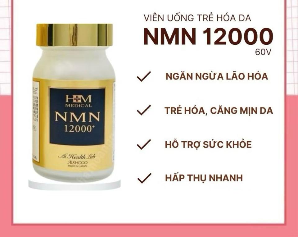 Viên uống NMN trẻ hoá da - Aishodo-duoc-ban-tai-Siêu thị Special