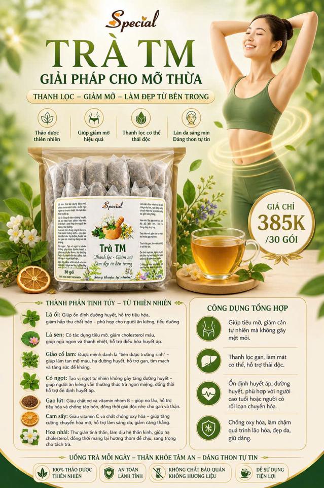 Trà TM (giải pháp cho mỡ thừa)-duoc-ban-tai-Siêu thị Special