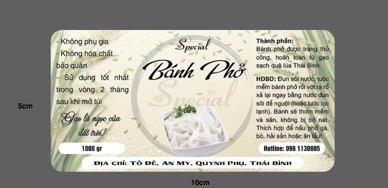 Bánh Phở Sạch (Cam kết không phụ gia, ko hoá chất bảo quản)-duoc-ban-tai-Siêu thị Special