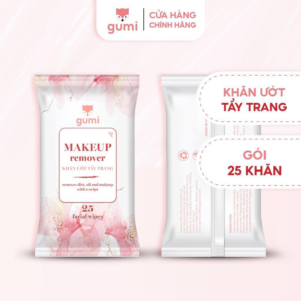 Gói khăn ướt tẩy trang Gumi 25 tờ/gói-duoc-ban-tai-K&N Family