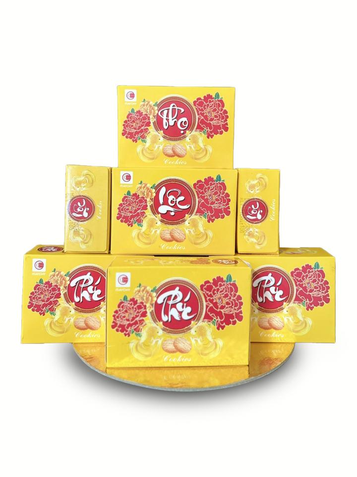 Bánh quy Phúc Lộc Thọ con cá Vàng hộp 100G-duoc-ban-tai-K&N Family