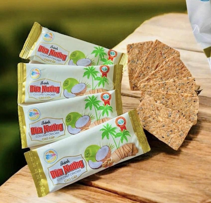 Combo 2 gói bánh dừa nướng cao cấp TITIHA - Đặc sản Quảng Nam-duoc-ban-tai-DohaShop