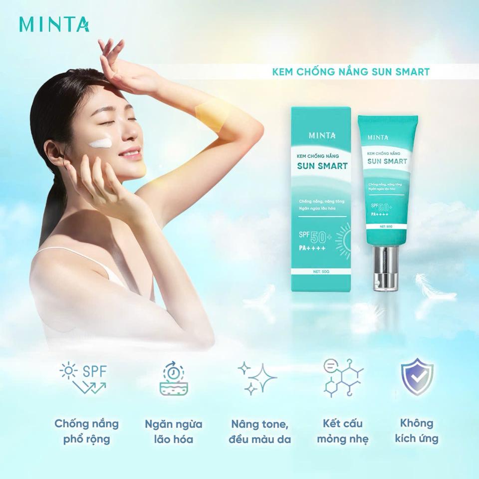 Kem chống nắng Minta -duoc-ban-tai-DohaShop