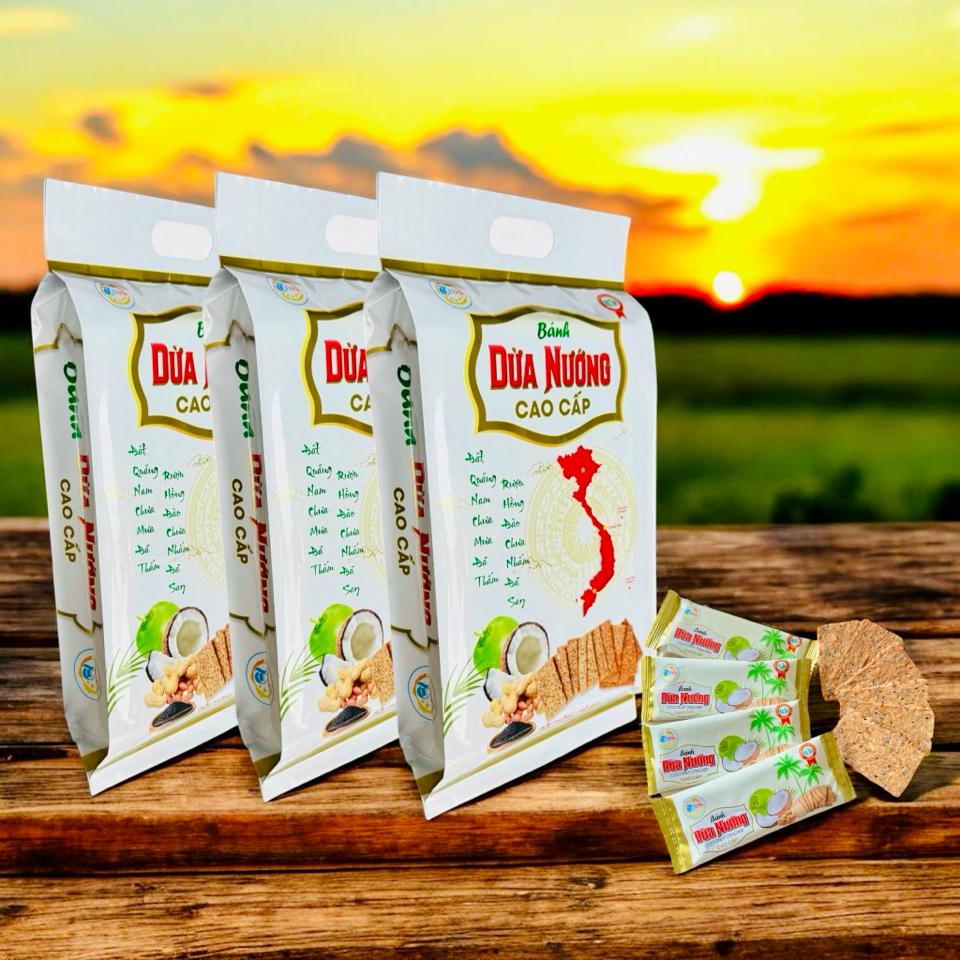 Bánh dừa nướng cao cấp TITIHA - Đặc sản Quảng Nam-duoc-ban-tai-DohaShop