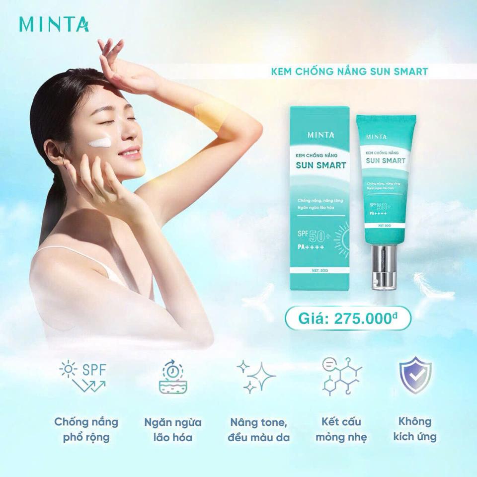 Kem chống nắng Minta -duoc-ban-tai-DohaShop