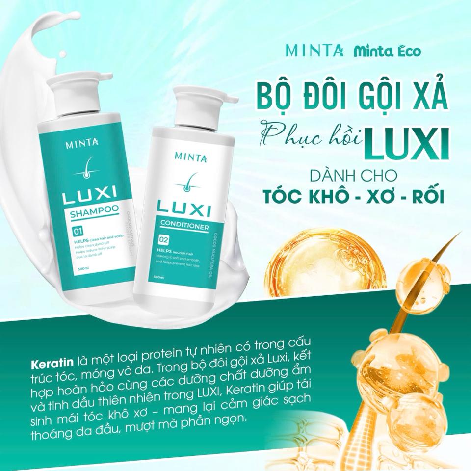 Luxi dầu xả ngăn phục hồi Minta-duoc-ban-tai-DohaShop