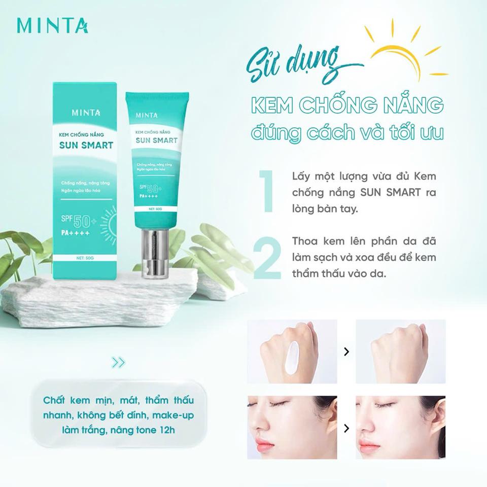 Minta - Kem chống nắng dưỡng da -duoc-ban-tai-DohaShop