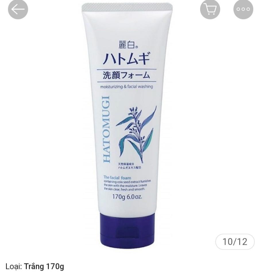 Sữa rửa mặt Ý dĩ 170g-duoc-ban-tai-Mỹ Phẩm Hồng Dũng