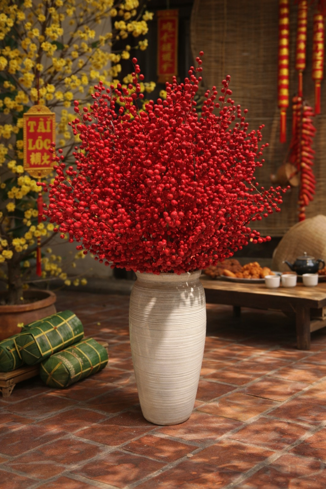 CHẬU HOA ĐỒNG ĐÀO ĐỎ-duoc-ban-tai-TRẦN LÊ SHOW