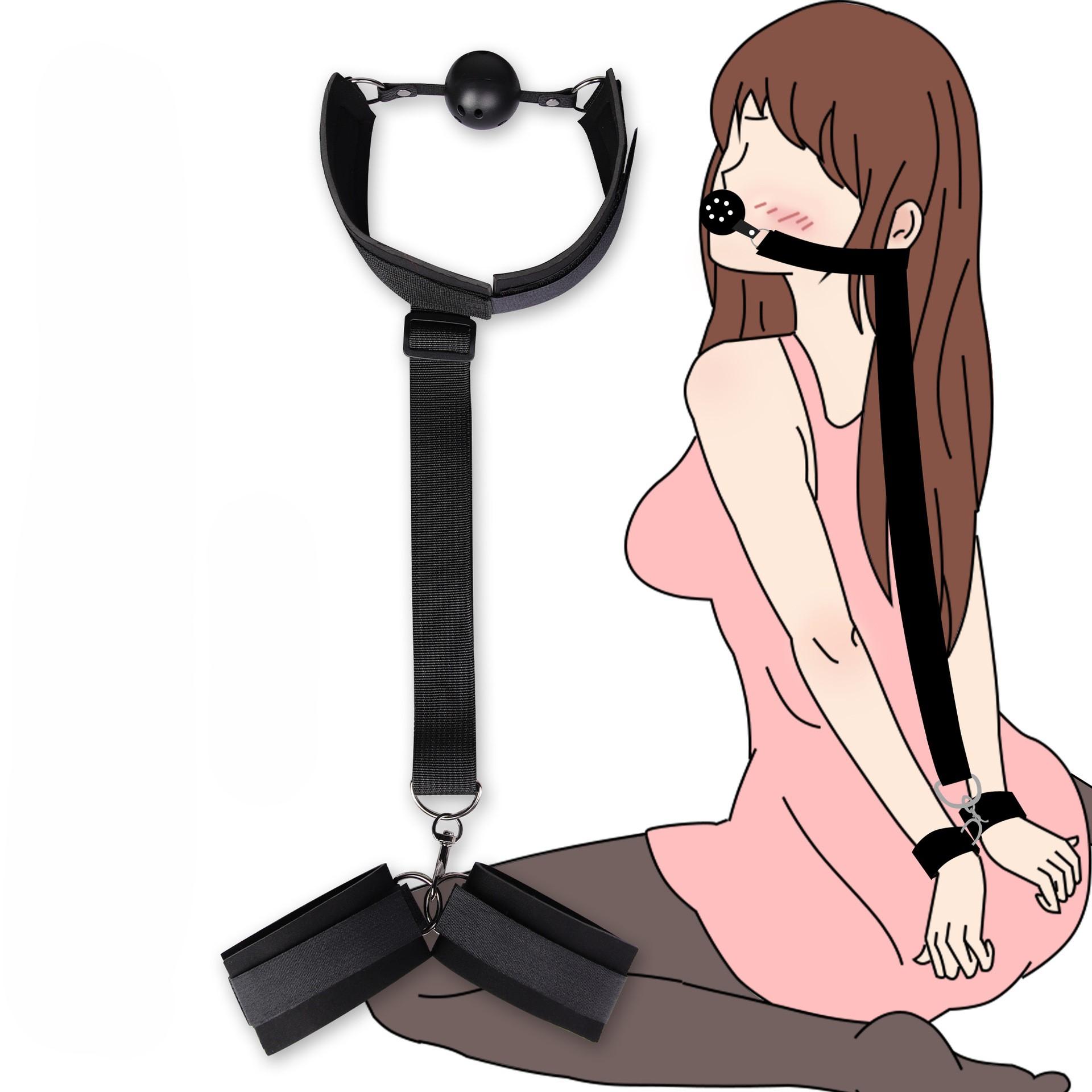 Đai còng tay và ball gag-duoc-ban-tai-Xích Đạo Shop