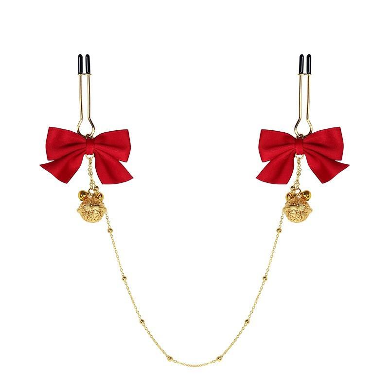 Kẹp ti nơ chuông xinh kèm xích nối-duoc-ban-tai-Xích Đạo Shop