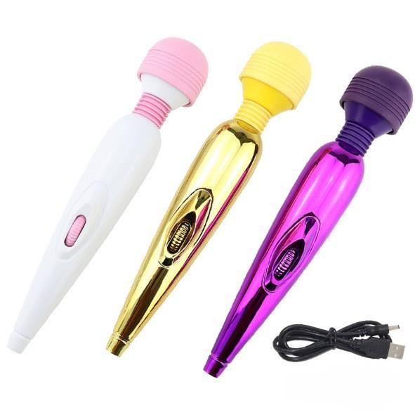 Chày rung không dây AV sạc USB (mạ hợp kim)-duoc-ban-tai-Xích Đạo Shop