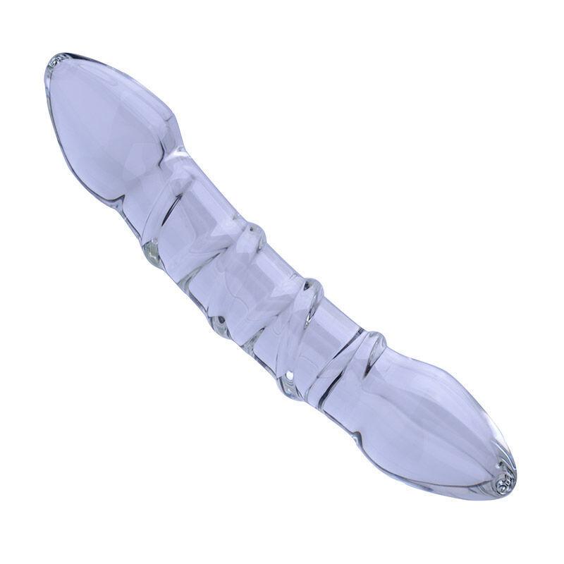 Dildo thủy tinh đặc 2 đầu-duoc-ban-tai-Xích Đạo Shop