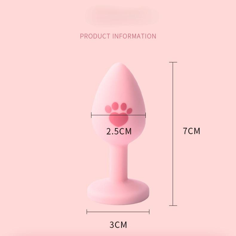 Plug Silicon họa tiết vuốt mèo-duoc-ban-tai-Xích Đạo Shop