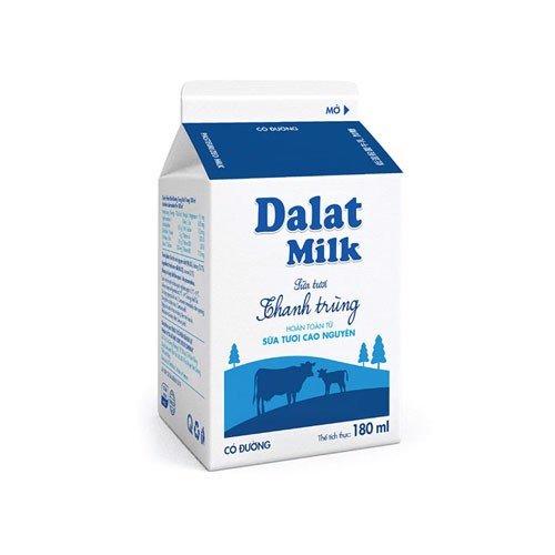 Sữa tươi thanh trùng vị trắng có đường(hộp 180ml)-duoc-ban-tai-Cửa hàng Thực Phẩm An Toàn Mẹ Bella