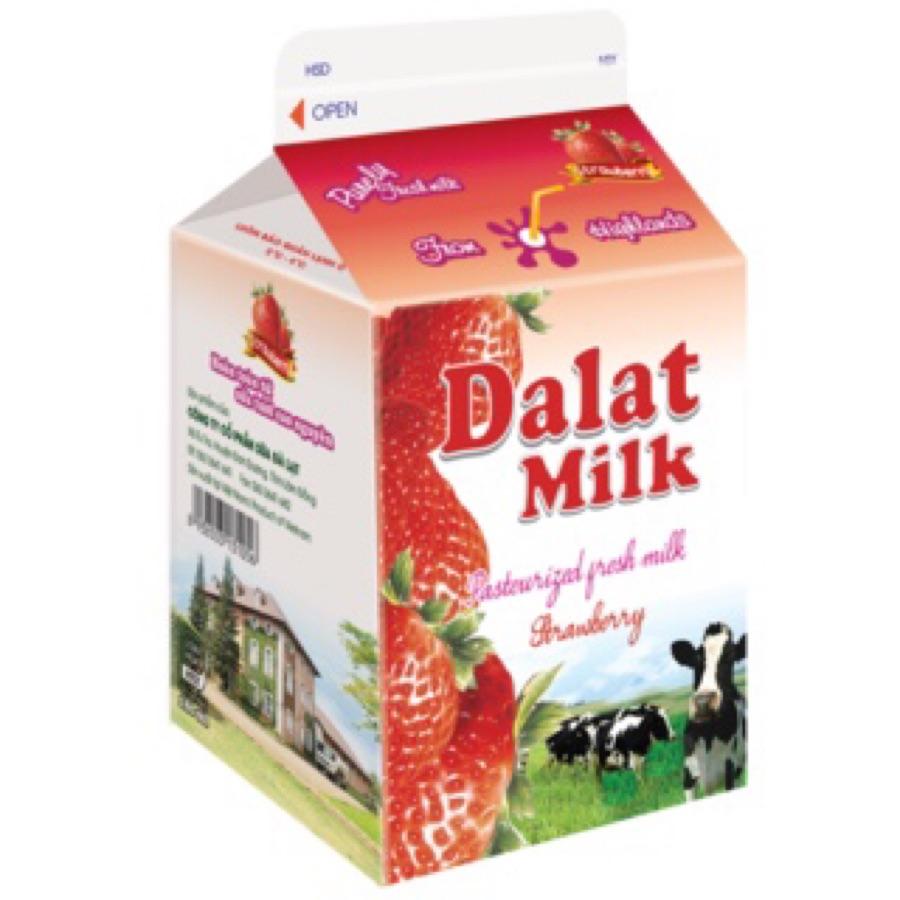 Sữa tươi 180ml hương Dâu-duoc-ban-tai-Cửa hàng Thực Phẩm An Toàn Mẹ Bella