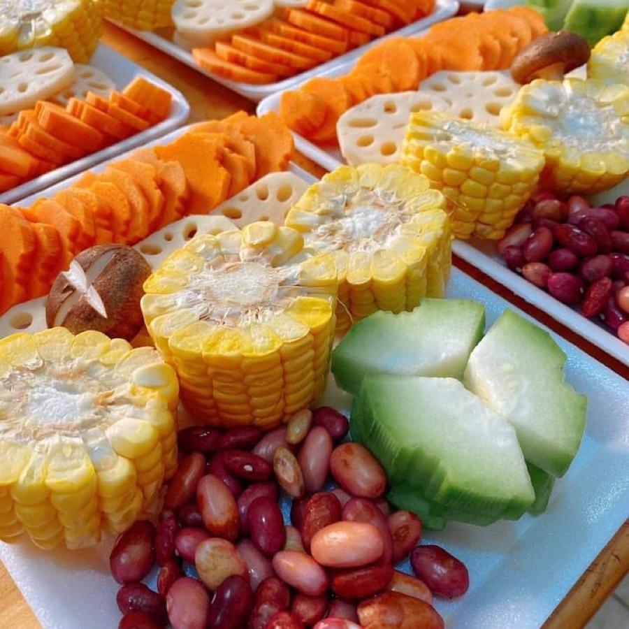 Set rau củ nấu canh không sườn-duoc-ban-tai-Cửa hàng Thực Phẩm An Toàn Mẹ Bella