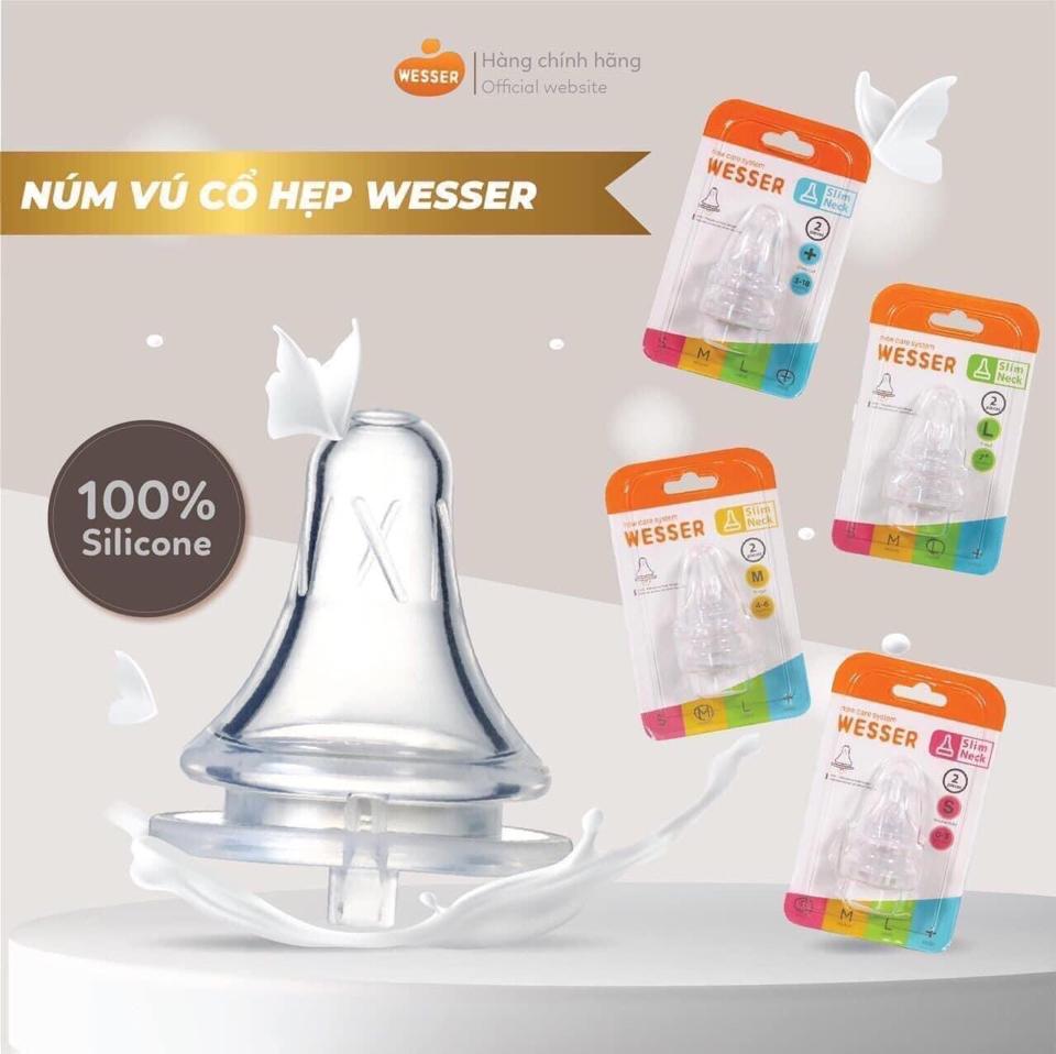 Bình Sữa Wesser Ppsu 60ml cổ hẹp-duoc-ban-tai-Shop Mylove- Mẹ và Bé