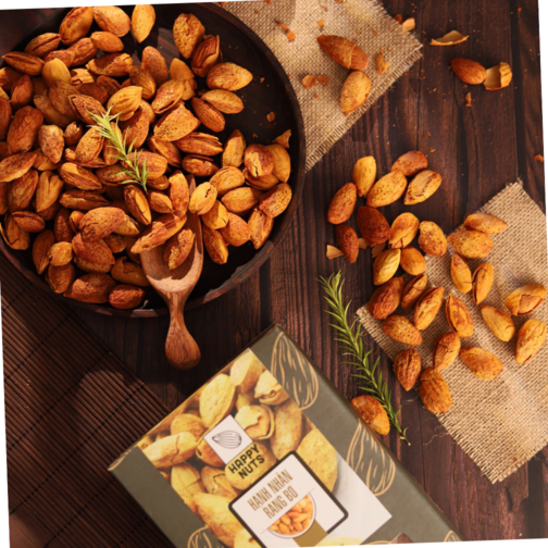 Hạnh nhân rang bơ (nguyên vỏ) HAPPY NUTS 500g-duoc-ban-tai-Shop Mylove- Mẹ và Bé