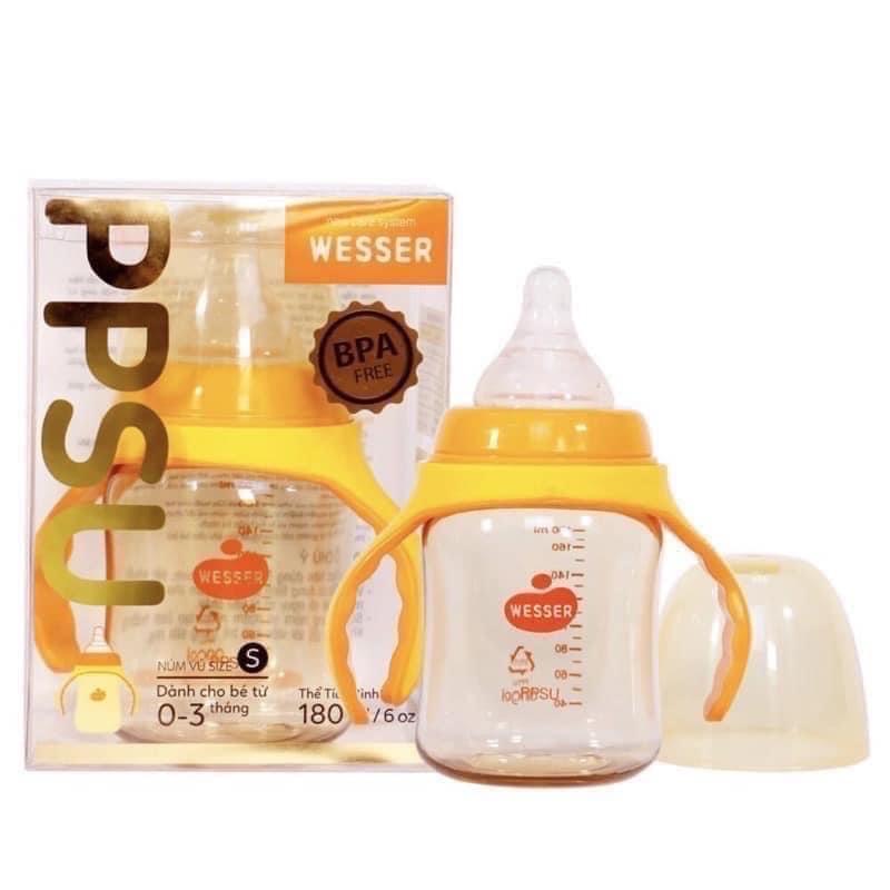 Bình Sữa Wesser Ppsu 60ml cổ hẹp-duoc-ban-tai-Shop Mylove- Mẹ và Bé