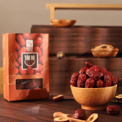  Táo đỏ sấy khô Happy Nuts 250gr-duoc-ban-tai-Shop Mylove- Mẹ và Bé