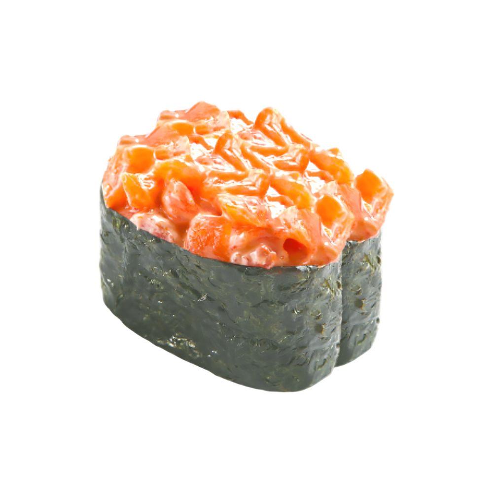 Sushi Gunkan Cá Hồi Sốt Cay 4 viên-duoc-ban-tai-TL SUSHI