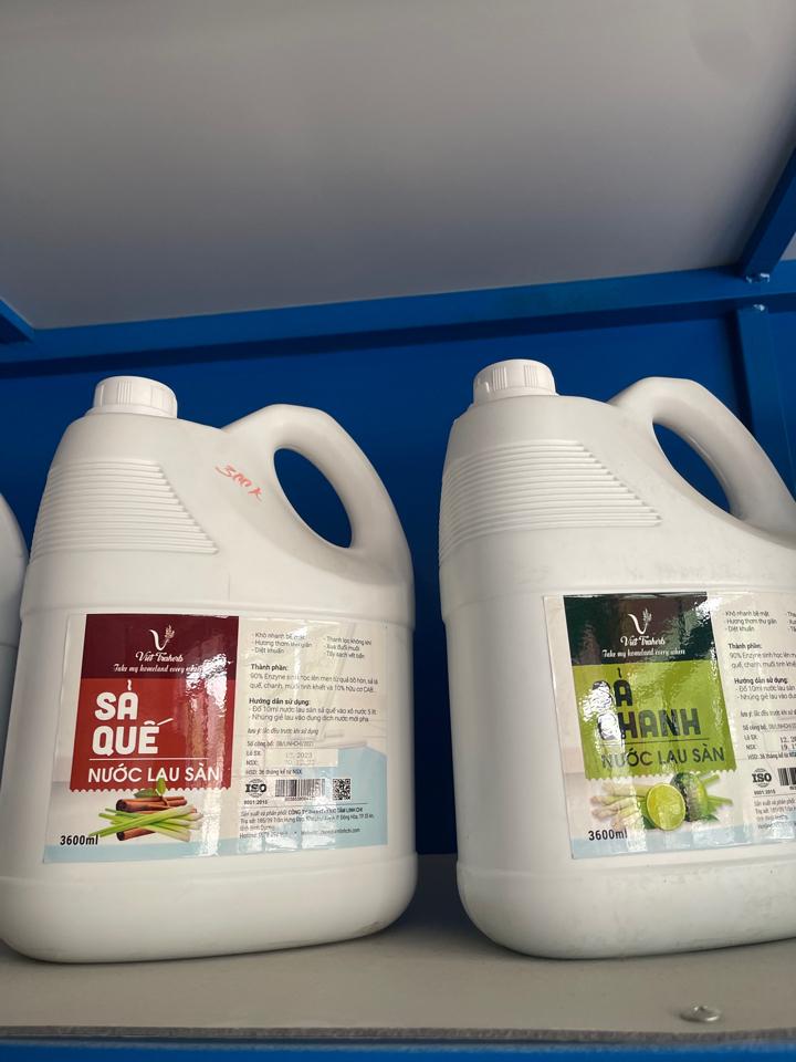 Nước lau sàn Sả Quế, Sả Chanh - 3,6 lít-duoc-ban-tai-Hoàng Thương Tín [Duyên Thuận Phát]