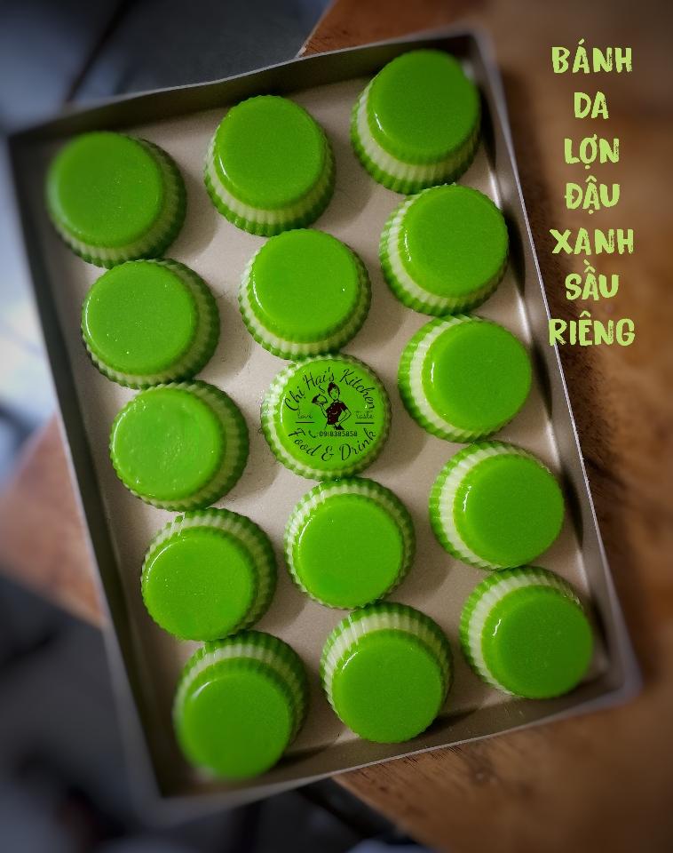 BÁNH DA LỢN ĐẬU XANH SẦU RIÊNG (5b/hộp)-duoc-ban-tai-CHỊ HAI's Kitchen