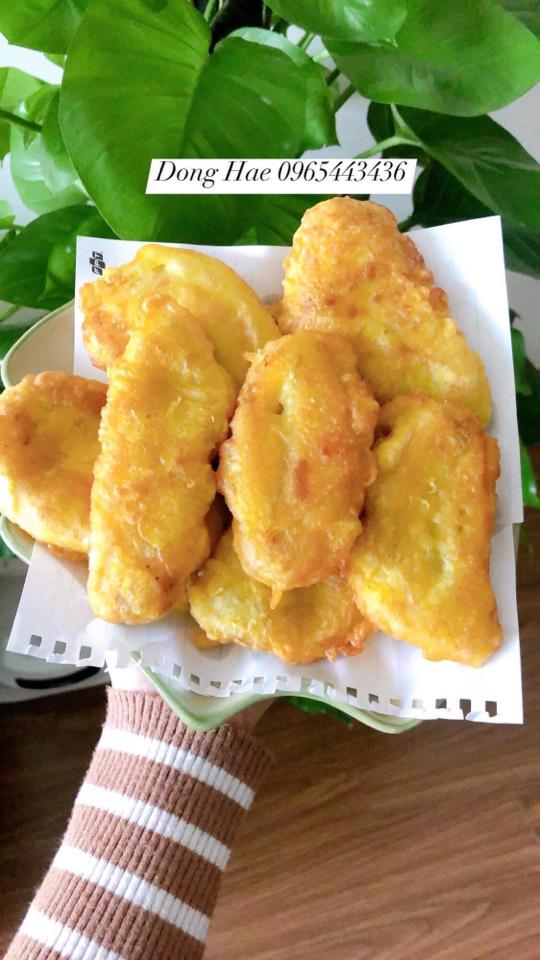 Bánh chuối chiên-duoc-ban-tai-Đông Hae Ecodream