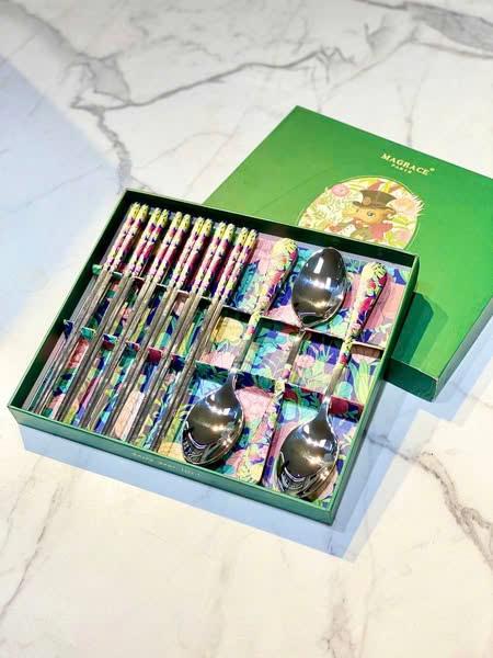 Bộ 6 đũa – 6 thìa MAGRACE PARIS-duoc-ban-tai-Green Life Gia dụng nhập khẩu