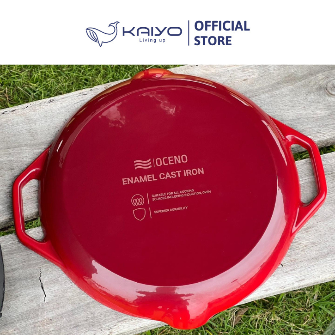 Chảo gang nướng Oceno 26cm-duoc-ban-tai-Green Life Gia dụng nhập khẩu