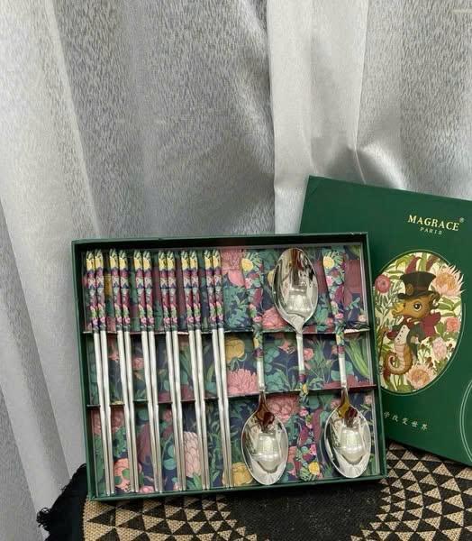 Bộ 6 đũa – 6 thìa MAGRACE PARIS-duoc-ban-tai-Green Life Gia dụng nhập khẩu