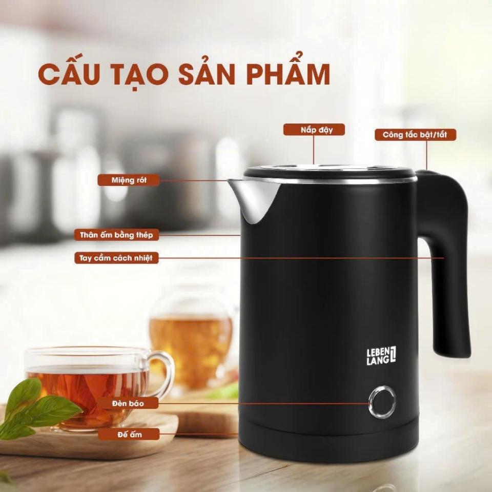 Ấm Siêu Tốc Mini LEBENLANG LBL2319-duoc-ban-tai-Green Life Gia dụng nhập khẩu