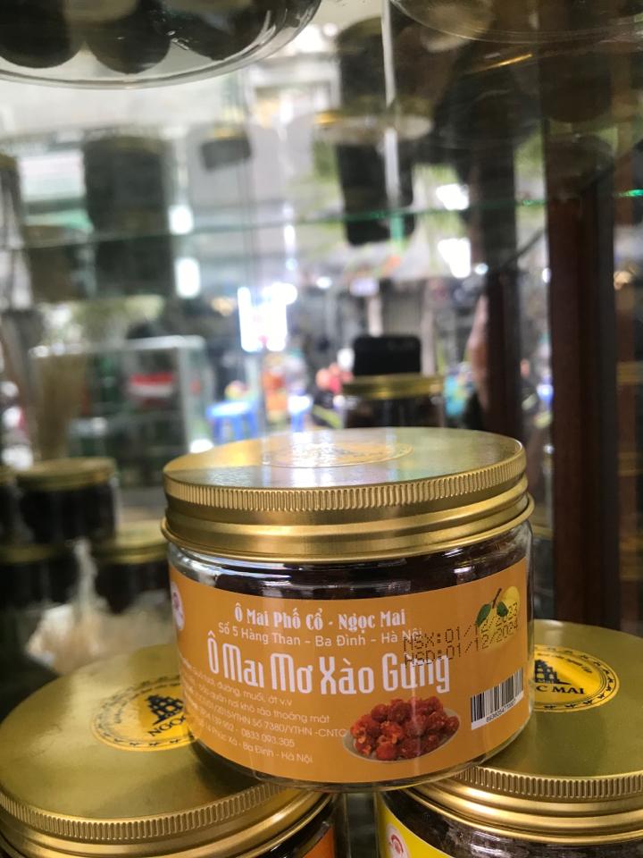 Mơ xào gừng-duoc-ban-tai-MỘC THỦY _ CỐM MỄ TRÌ