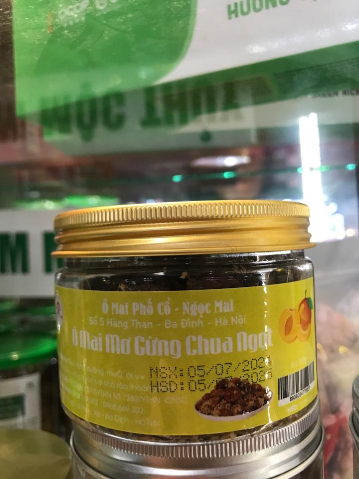 Ô mai mơ gừng chua ngọt-duoc-ban-tai-MỘC THỦY _ CỐM MỄ TRÌ