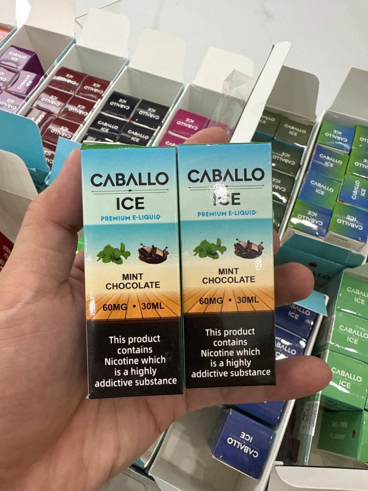 CABALLO ICE 60NI - SOCOLA BẠC HÀ-duoc-ban-tai-KINGZ SMOKE E-JUICE