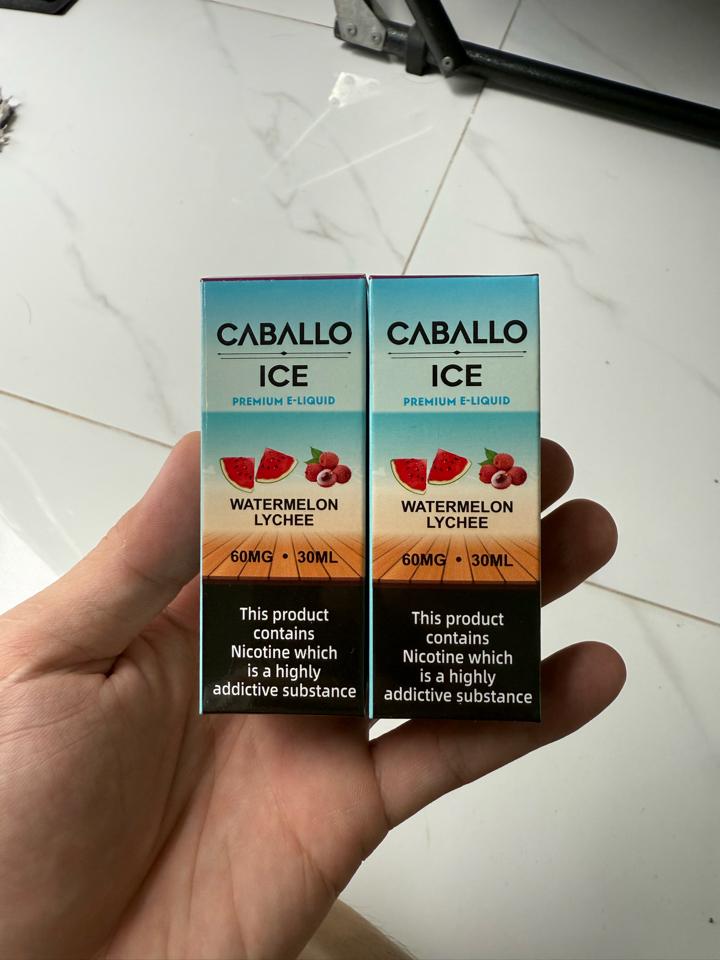 CABALLO ICE 60NI - DƯA HẤU VẢI-duoc-ban-tai-KINGZ SMOKE E-JUICE