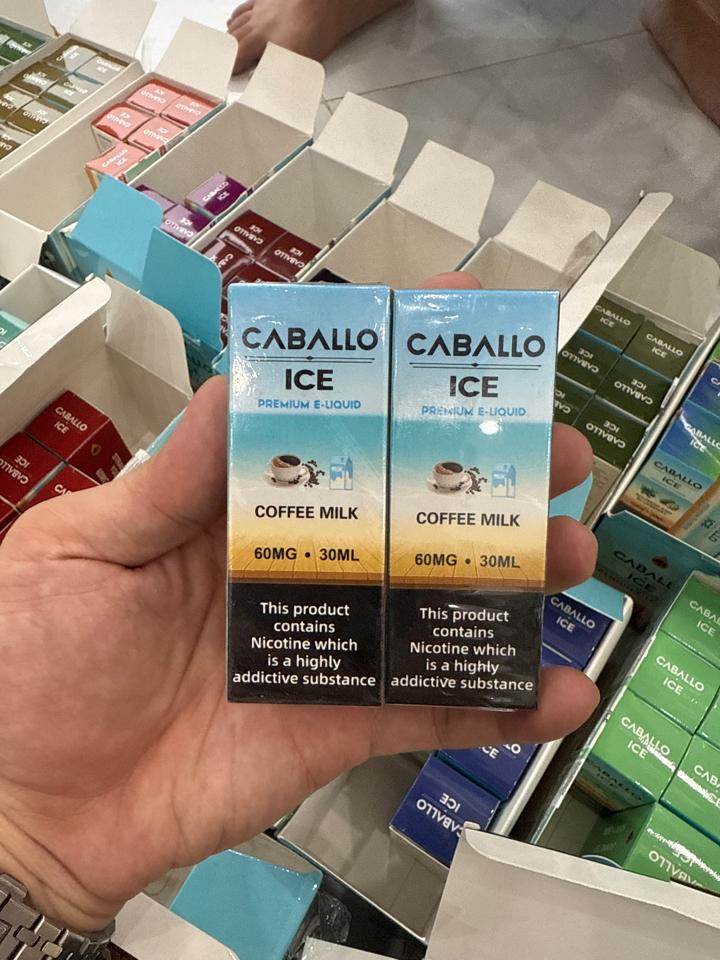 CABALLO ICE 60NI - CÀ PHÊ SỮA-duoc-ban-tai-KINGZ SMOKE E-JUICE