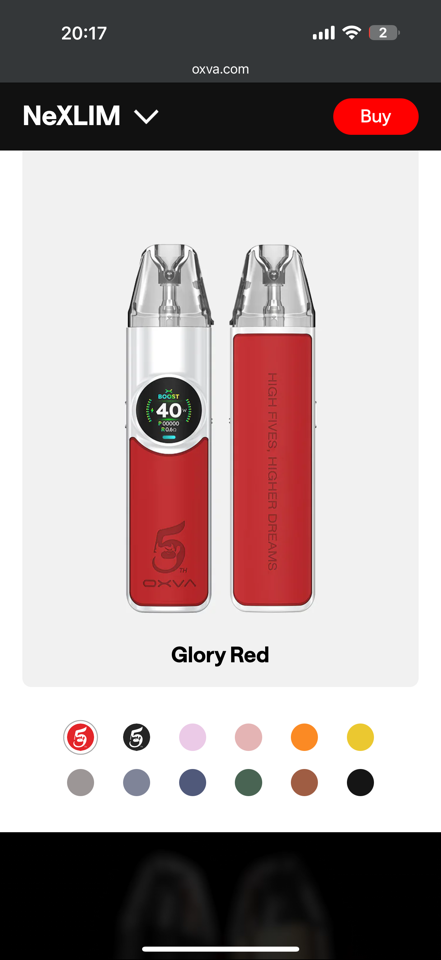 XLIM NE 40W - GLORY RED-duoc-ban-tai-KINGZ SMOKE E-JUICE
