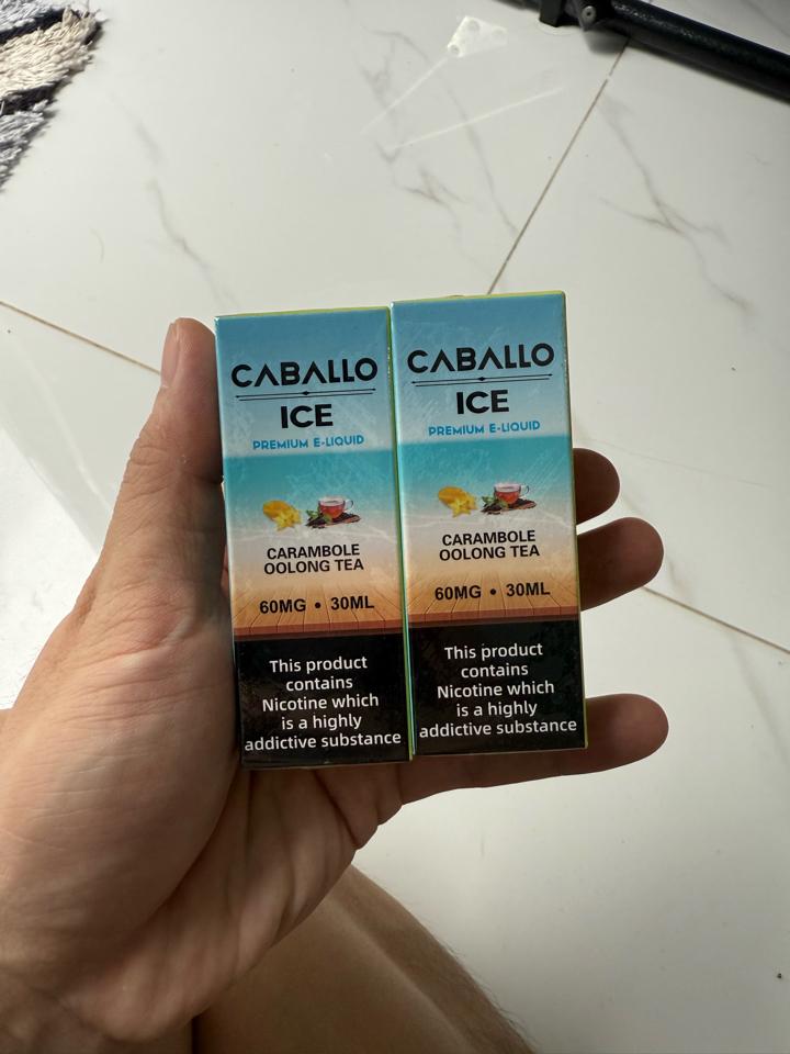 CABALLO ICE 60NI - TRÀ KHẾ-duoc-ban-tai-KINGZ SMOKE E-JUICE